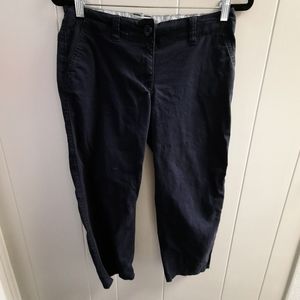 Crown & Ivy Petite Ankle Pants Navy Size 6